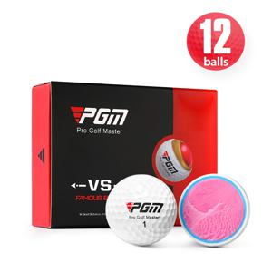 TEMU 골프공 VS 시리즈 박스형 PGM 골프 선물용 공, 3박스 (박스당 12개입), 대형 박스형 토너먼트 골프공, 선물용 골프공