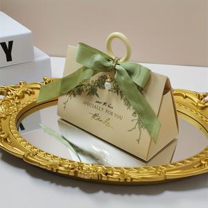 TEMU 그녀/남자를 위한 선물 20개 대형 사이즈 멀티컬러 포일 종이 선물 상자, 유럽풍 삼각형 진주 꽃 손잡이 사탕 상자, 머핀 케이크, 양초, 주얼리 선물 포장 상자 (어머니의 날 결혼식 생일 기념일 축제 파티 용품)