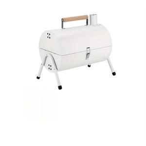 TEMU 1개, 휴대용 숯 BBQ 그릴 접이식 세트 이중면 + BBQ 그리드 팬, 야외 캠핑 BBQ, 파티 요리 표면 그릴 및 BBQ 도구, 할로윈 및 크리스마스 2025 가을/겨울 새로운 제품에 대한 완벽한 선물