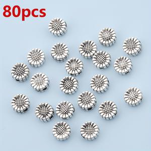 TEMU 패턴 홀 스페이서 비즈 80개, 6mm 플랫 라운드 루즈 스페이서 비즈, 심플한 양면 패턴 피어싱 루즈 비즈, 장식용 비즈, 입체 도트 스몰 홀 비즈 스트랜드, 스루홀 플랫 비즈, 루즈 비즈, 직조 주얼리, DIY 주얼리 팔찌, 뱅글, 목걸이, 비즈, 의류 액세서리, 공예용 비즈 모음, 액세서리 제작, 주얼리 제작 키트용