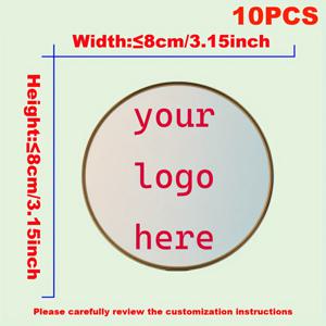 TEMU 맞춤형 10개 열전달 스티커 - 개인화 다림질 데칼, 티셔츠, 청바지, 베개에 적합 - DIY 의류 장식, 자체 정의 로고/텍스트 - 가정용 다리미 호환, 둥근 디자인, 내구성 있는 플라스틱 소재, 창의적인 패브릭 패치, 고온 내성 패치, 소규모 비즈니스 전용