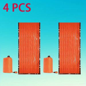 TEMU 봉투형 디자인으로 야외 활동에 적합한 4개 (침낭 2개, 보관 가방 2개) 또는 2개 (침낭 1개, 보관 가방 1개) | 다용도 여행용 침낭 | 보온 단열 | 캠핑 및 하이킹에 적합 | 완벽한 선택