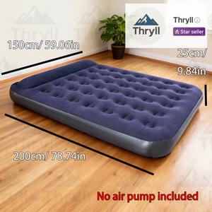 TEMU 휴대가 편리한 에어매트리스, 거실, 침실, 발코니, 캠핑, 가족 모임, 여행에 이상적, 내구성 있는 PVC 소재로 제작, 오래 지속, 빠른 공기 주입, 공간 절약형 및 휴대용, 영화의 밤, 파티, 휴식용