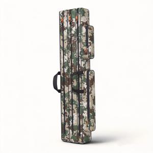 TEMU 130cm/51.18인치 확장형 휴대용 낚시 장비 보관 가방, 플라이 낚싯대 케이스, 내구성이 뛰어난 이중/삼중 레이어 낚싯대 태클 가방, 손으로 들거나 어깨에 걸 수 있는 디자인, 대용량 및 다기능 사용을 위해 설계됨