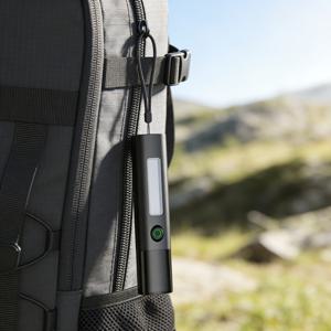 TEMU 필립스 - 스마트 배터리 디스플레이 & COB 스트로브 라이트가 있는 손전등, 충전식 호환, 4단계 밝기 조절, 줌 가능한 초점, 2000mAh 배터리, 캠핑, 비상 상황, 야외용으로 적합한 컴팩트한 사각형 손전등