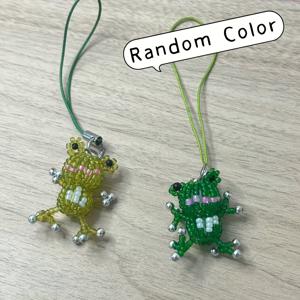 TEMU 1개/2개 수제 비즈 개구리 펜던트 - 시안 & 그린 | 차량 장식, 가방 액세서리, 휴대폰 펜던트로 적합 | 할로윈, 맥주 축제, 크리스마스 선물 | 귀여운 디자인의 장식 펜던트, 수제 장식