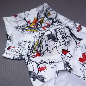 TEMU 트로피컬 프린트의 편안한 로우라이즈 섹시 남성용 드로즈 팬티 1개