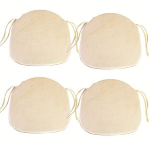 TEMU 끈이 달린 D자형 소프트 벨벳 의자 쿠션 2개 또는 4개 세트. 편안함을 위해 고밀도 폼으로 제작되었으며 실내 식사 및 주방 의자에 적합합니다. 이 좌석 패드는 제거 가능하며 세탁기에서 세탁할 수 있습니다.