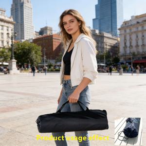 TEMU 다양한 기능을 갖춘 분리형 스키 기계, 운동 세트, 완벽한 바디 운동 장비, 다용도 보드, 피트니스 도구 및 배터리가 없는 접이식 장치를 보관하기에 이상적인 다크 보관 파우치입니다.