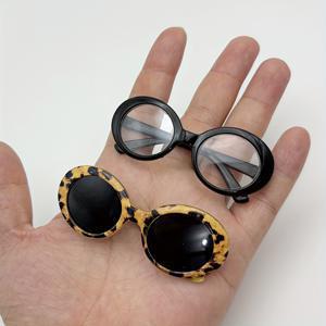 TEMU 고양이와 강아지용 애완동물 안경 2쌍, 8cm 애완동물 안경, 패션 애완동물 드레스 및 사진 촬영 소품