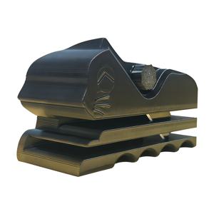 TEMU 검은 고양이 스크래처 종이 스트립 커터, 업그레이드 버전, 향상된 크기 및 감각, 4cm/1.57인치 및 2.5cm/0.98인치 두 가지 크기로 절단 가능. 이 3D 프린팅 창의적인 애완 동물 용품은 코르크 보드 제작을 위한 내구성 있는 플라스틱 도구입니다.