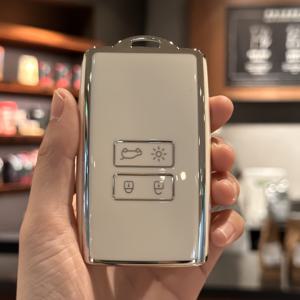 TEMU 르노 캡처, 콜레오스, 카자르, 아르카나, 메간, 다치아 더스터, 산데로, 스텝웨이 및 스마트 리모컨 키 커버 - 자동차 키 케이스