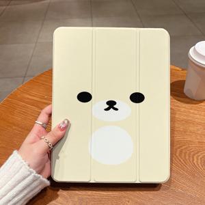 TEMU 아이패드 케이스용 창의적이고 귀여운 꽃무늬 패턴, Apple 아이패드 5세대/6세대/7세대/8세대/9세대/10세대, Apple 아이패드 에어 1세대/2세대/3세대/4세대/5세대/6세대, Apple 아이패드 미니 6세대/7세대용 경량 삼각 스탠드 포함