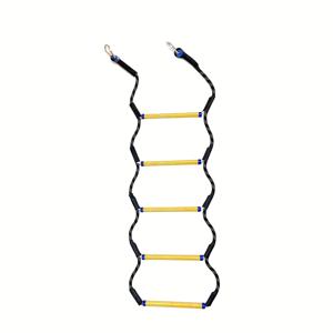 TEMU 보트용 로프 사다리 5단계 1개, 고무보트, 카약, 모터보트, 카누, 어선용, 초장형 휴대용 선박 이선승목용 로프 사다리