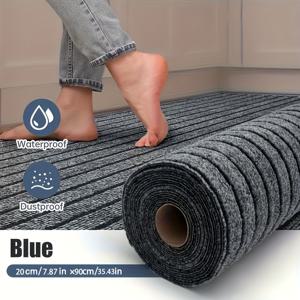 TEMU 1롤, 고급 강화 접착식 카펫 테이프, 그릴 및 바닥용. 필 수 있고 탈부착 가능한 DIY 재절단 가능 방수 내마모성 미끄럼 방지 매트