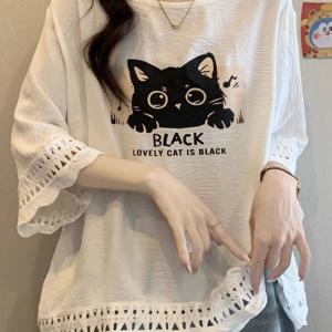 TEMU 플러스 사이즈 여성용 유럽 스타일 시크한 오프숄더 반팔 티셔츠, 2026년 여름 플러스 사이즈, 플러스 사이즈 여성을 위한 루즈핏 캐주얼 상의