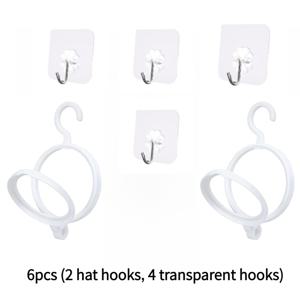 TEMU 접이식 가발 랙, 가발 보관 도구 2개 및 고리 4개 포함 - 휴대용 가발 진열대, 미용실, 탈의실용 - 공간 절약형 가발용, 미용 전문가용 가발 스타일링 홀더