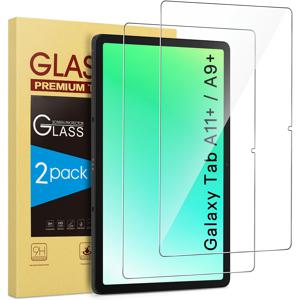 TEMU 2개 세트 삼성 갤럭시 탭 A11+/A9+ 호환 스크린 보호필름 - 인치 태블릿 (2023/2025 모델) 강화유리, 케이스 친화적 광택 커버, HD 디스플레이 - 탭 A11+/A9+ (SM-X230/X235/236B/X210/X216/X218) 호환