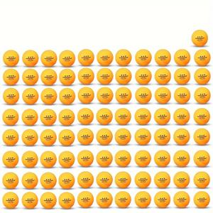 TEMU 100개 팽球, 3성 테이블 테니스 공, 50개 팽球 대회 및 레크리에이션 플레이, ABS 팽球, 게임