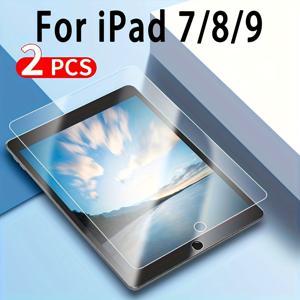 TEMU 아이패드 6세대 9.7인치/아이패드 5세대 호환 강화유리 보호필름 2개, 아이패드 에어 2/아이패드 프로 9.7 호환