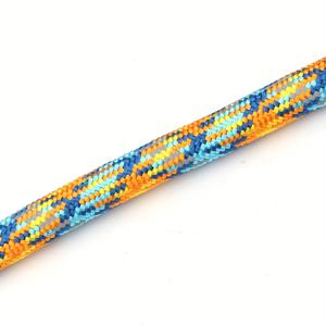 TEMU 직경 8mm/12mm의 나일론 땋은 로프 5미터, 반사선이 있는 나일론 인터컬러 라운드 로프, 야외 멋진 텐트 바인딩, 애완동물 용품 로프