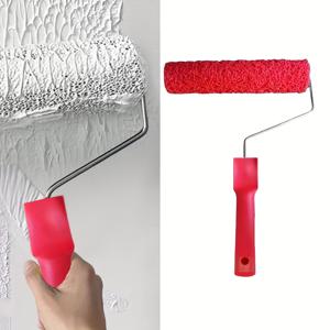 TEMU 벽지 페인트 롤러, 벽 브러시, 퍼티 롤러, 벽 및 천장 표면 덮개용 텍스처 브러시