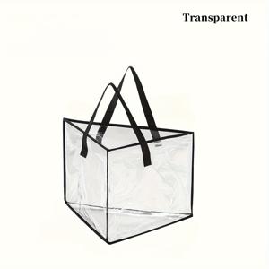 TEMU 손잡이가 달린 삼각형 수납 가방, 옷걸이 정리함, 의류 보관 및 정리에 설계됨, 강화된 손잡이와 견고한 구조 특징, 옷걸이 수납에 이상적