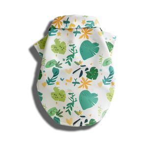 TEMU 하와이 스타일 애견 셔츠 - 플로럴 및 거북이 등대 대나무 잎 패턴, 해변 테마 애완 고양이/강아지 패턴 티셔츠, 얇은 라펠 버튼업 탑, 소형 및 중형견에게 적합, 봄, 여름, 가을 시즌에 완벽