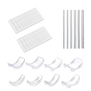 TEMU 반지 사이즈 조절기, 92피스 세트 (스파이럴 코일, 링 가드, 사이징 스트립 3종) - 1-10mm 반지 폭 조절, 보이지 않는 리사이징