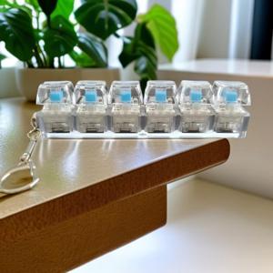 TEMU 라이트 키보드 키캡 키링 열쇠고리 키보드키링 한국당일발송