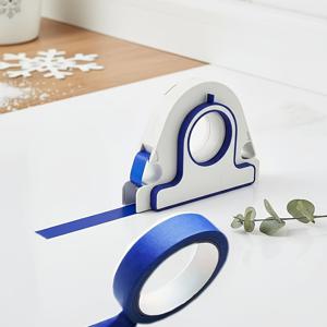 TEMU 2개 세트 마스킹 테이프 커터 (파란색 테이프 포함), 페인팅 그라우트 도구, 마스킹 테이프 간편 절단, 넘치거나 침투 방지, 벽 그라우트 실링 도구, 리모델링 노동력 절약 도우미