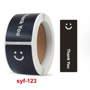 TEMU 문서용 120개 검정색 창의적인 스마일이 얼굴 봉인 스티커, 사무실 봉인 테이프, 사무용품 스티커