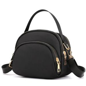 TEMU 여성용 싱글숄더백 - 사계절용 여성용 숄더 크로스백, 조절식 어깨끈, 다중 수납공간 디자인, 단색, 일상 여행 필수품, 휴일용 최적의 선물 선택 [지퍼 방향 랜덤]