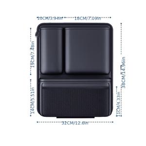 TEMU 가족 나들이 필수템! 이 차량 뒷좌석 수납 가방과 트렁크 정리함은 장난감, 간식, 물병을 깔끔하게 정리하여 차량 내부를 깔끔하게 유지합니다. 방수 옥스포드 천으로 제작되어 세척이 용이하며 MPV, SUV에 적합합니다.