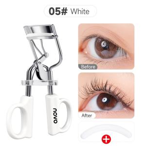 TEMU 1개 휴대용 속눈썹 컬러 및 1패드, 스테인리스 스틸 곡선 핸들 속눈썹 컬러, 컬링 & 셰이핑, 속눈썹에 부드러움, 속눈썹 연장용, 사용하기 쉬우며 눈에 안전, 여성 속눈썹 강화에 적합, 초보자용 속눈썹 컬러