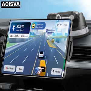 TEMU 새 차량용 태블릿 및 휴대폰 홀더, 강력한 대시보드 태블릿 거치대, 조절 가능한 흔들림 방지 긴 암 강력 흡착 컵 홀더, 5-13인치 스마트폰, 접이식 휴대폰 및 태블릿에 적합