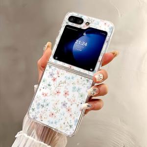 TEMU 휴대폰 케이스 - 다채롭고 심플하게 귀여운 투명 접이식 TPU 폰 케이스가 들어 있습니다. 삼성 갤럭시 Z 플립 3/4/5/6/7 Z FOLD 3/4/5/6/Motorola/Razr 2022/40 Ultra/Razr 45에 적합합니다. 이 스타일리시하고 사랑스러운 투명 폰 케이스는 완벽합니다.