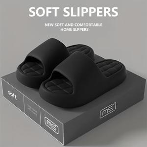 TEMU BUSYLION 남녀공용 슬리퍼 - 통굽 소프트 솔 슬립온 - 실내/실외용, 욕실, 해변, 휴가용으로 적합 - 편안한 라운드 토, 가정용 남녀공용, 휴일 선물 (잠금장치 없음)