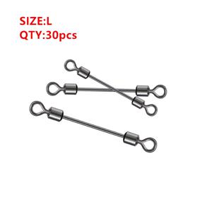 TEMU 30개 낚시 금속 납 무게 | 양방향 스위벨 포함 | 꼬리 낚싯줄용 구리 납 무게, 루프 커넥터 포함