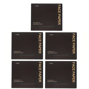 TEMU 여성용 휴대용 얼굴 여드름 俾油지 500매, 땀 및 모든 피부 타입용 즉각 흡수, 여행용 산뜻 페이퍼, 대나무 숯 기름 흡수지