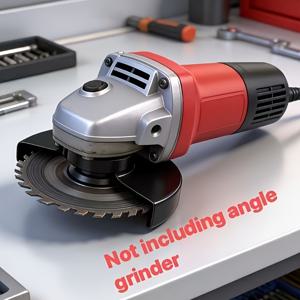 TEMU 100종 앵글 그라인더 가드, 직경 100mm 앵글 그라인더용. 범용 방진 연마 휠 가드, 튀김 방지, 스파크 방지, 변형 방지, 부식 방지 특성 포함. 가정용 및 상업용 핸드 그라인더를 포함한 범용 앵글 그라인더 액세서리 종합 세트. 앵글 그라인더는 포함되지 않음