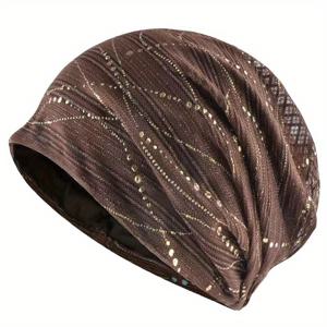 TEMU 가을, 초가을용 레이스 헤어 스카프 모자, 봄용 통기성 캡, 신생아 어머니에게 적합한 경량 모자