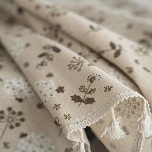 TEMU 프랑스 농가 스타일 프린트 테이블 클로스, 폴리에스테르 니트 플로럴 프린트 먼지 커버, 식당, 주방, 차례, 결혼식용 - 크리스마스 휴일 장식