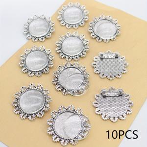 TEMU 고대 로마 합금 브로치 10세트, DIY 브로치 액세서리용 공예 재료, 어머니의 날, 크리스마스, 밸런타인데이, 새해 및 기타 휴일 선물용