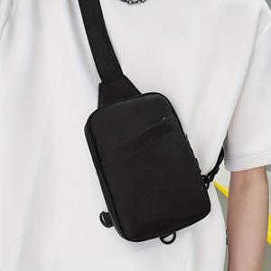 TEMU 투인원 멀티펑셔널 아웃도어 체스트백 & 웨이스트팩 (남녀공용), 캐주얼 심플 크로스바디백, 패셔너블 싱글숄더백, 피트니스 체스트팩, 소형 백팩, 폰파우치