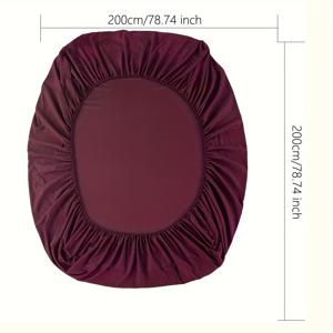 TEMU 25cm 높이의 피트드 매트리스 커버 (베개 커버 제외). 폴리에스터 섬유로 제작된 스타일이 특징이며 직사각형 모양입니다.