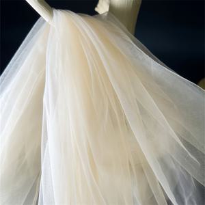 TEMU 야드 단위의 부드러운 튤 메쉬 원단 - 폭 160cm, DIY 웨딩 드레스 & 공예용 가우즈 스위스 네트, 손세탁 전용