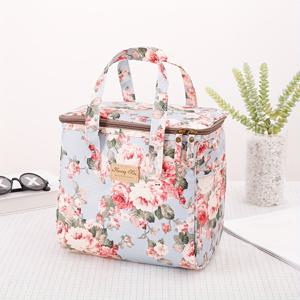 TEMU 새로운 야외 보온 가방 대형 휴대용 아이스 팩 휴대용 보온 가방 신선한 꽃 냉장 가방 대용량