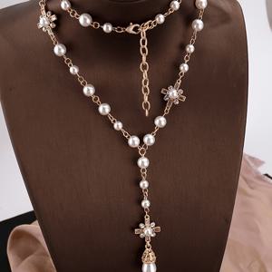 TEMU 1개 롱 비즈 목걸이 스웨터 체인 여성 패션 신상 행잉 체인 액세서리 여성 주얼리