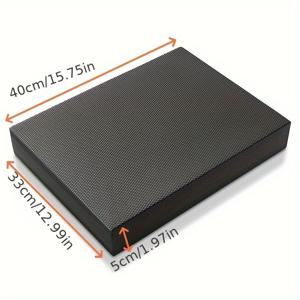 TEMU 밸런스 패드 - 신체 이완, 안정성 운동, 무릎 및 발목 운동, 근력 운동, 재활을 위한 대형 폼 요가 매트 트레이너 - 성인용 의자 쿠션 및 여행용